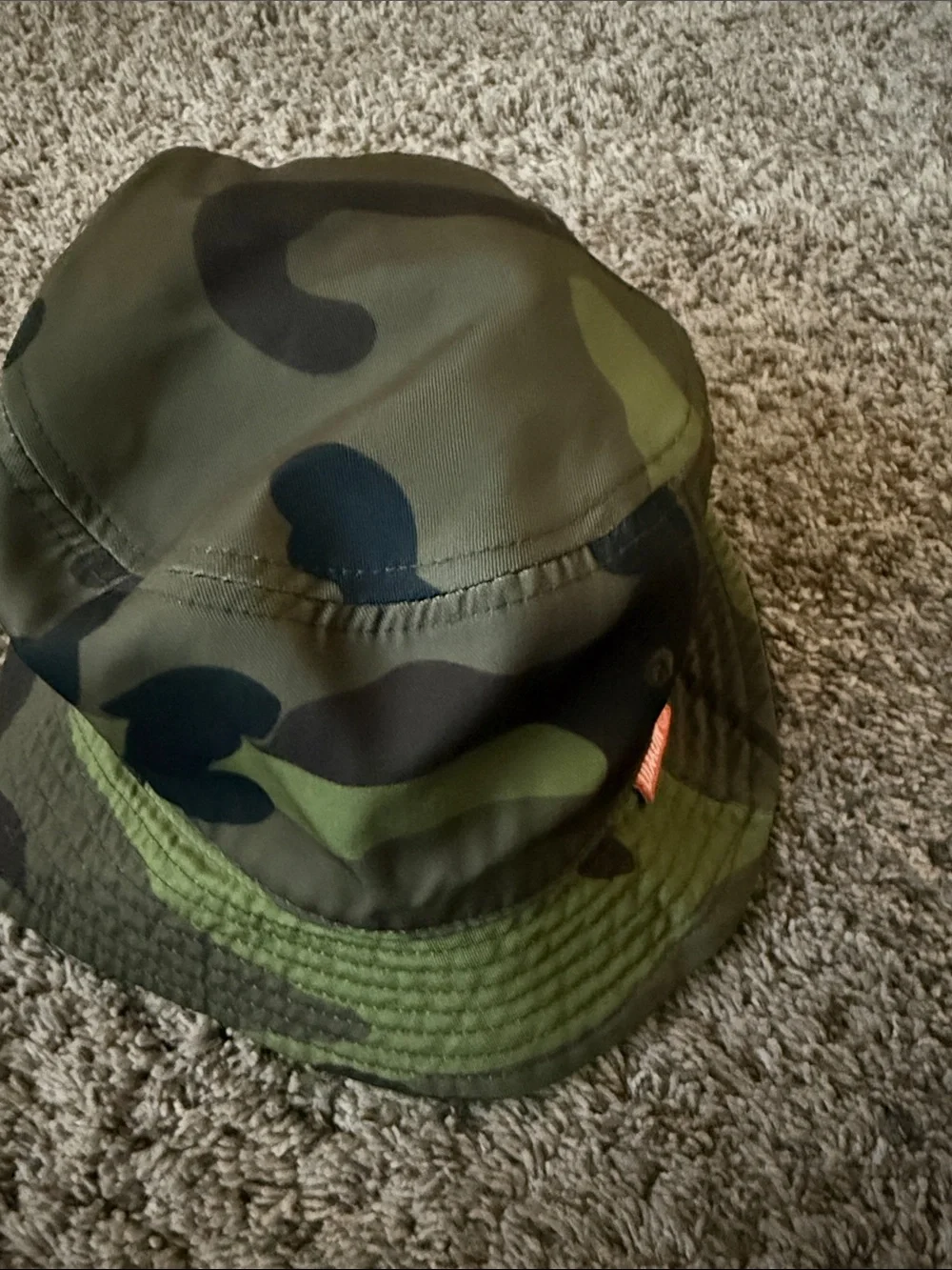 DIXXON Black Bucket Hat with Orange Logo - Kids